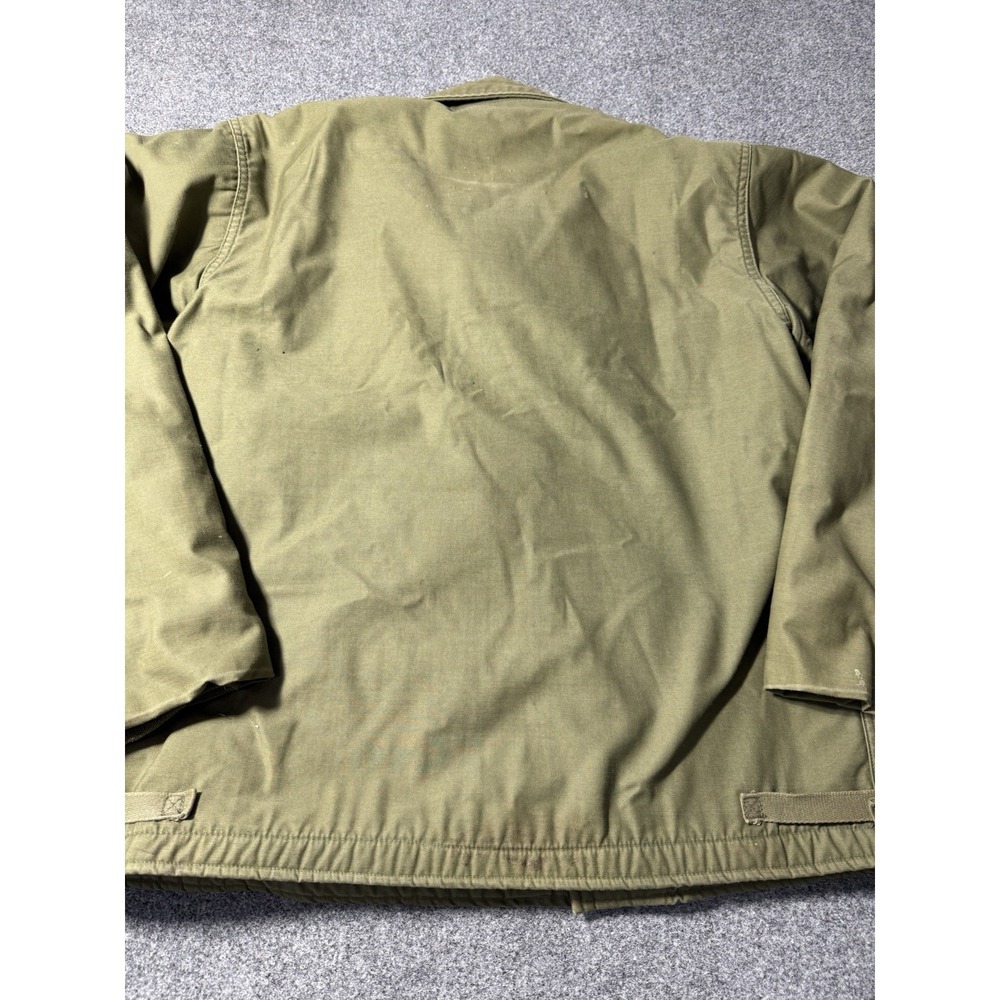 Vintage 60s A-2‎ Deck Jacket 1968 Size Medium Cold Weather Permeable Vietnam N-1 - Picture 12 of 14